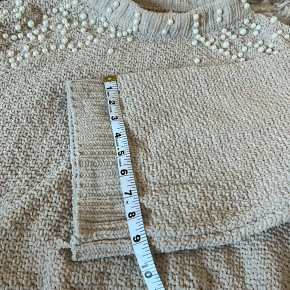 POL Chenille Sweater with Pearl and Ruffle details - Picture 6 of 6